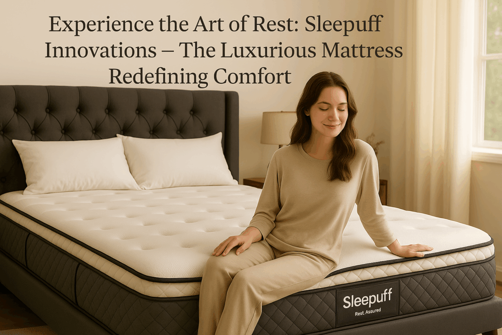 Experience the Art of Rest: Sleepuff Innovations – The Luxurious Mattress Redefining Comfort